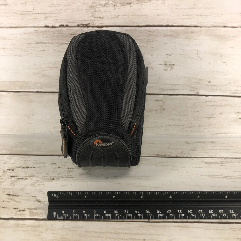 Lowepro Apex 30 AW Digital Camera Case Pouch Black Orange Weather Cover